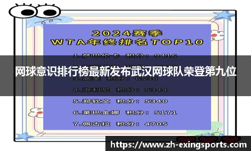 网球意识排行榜最新发布武汉网球队荣登第九位